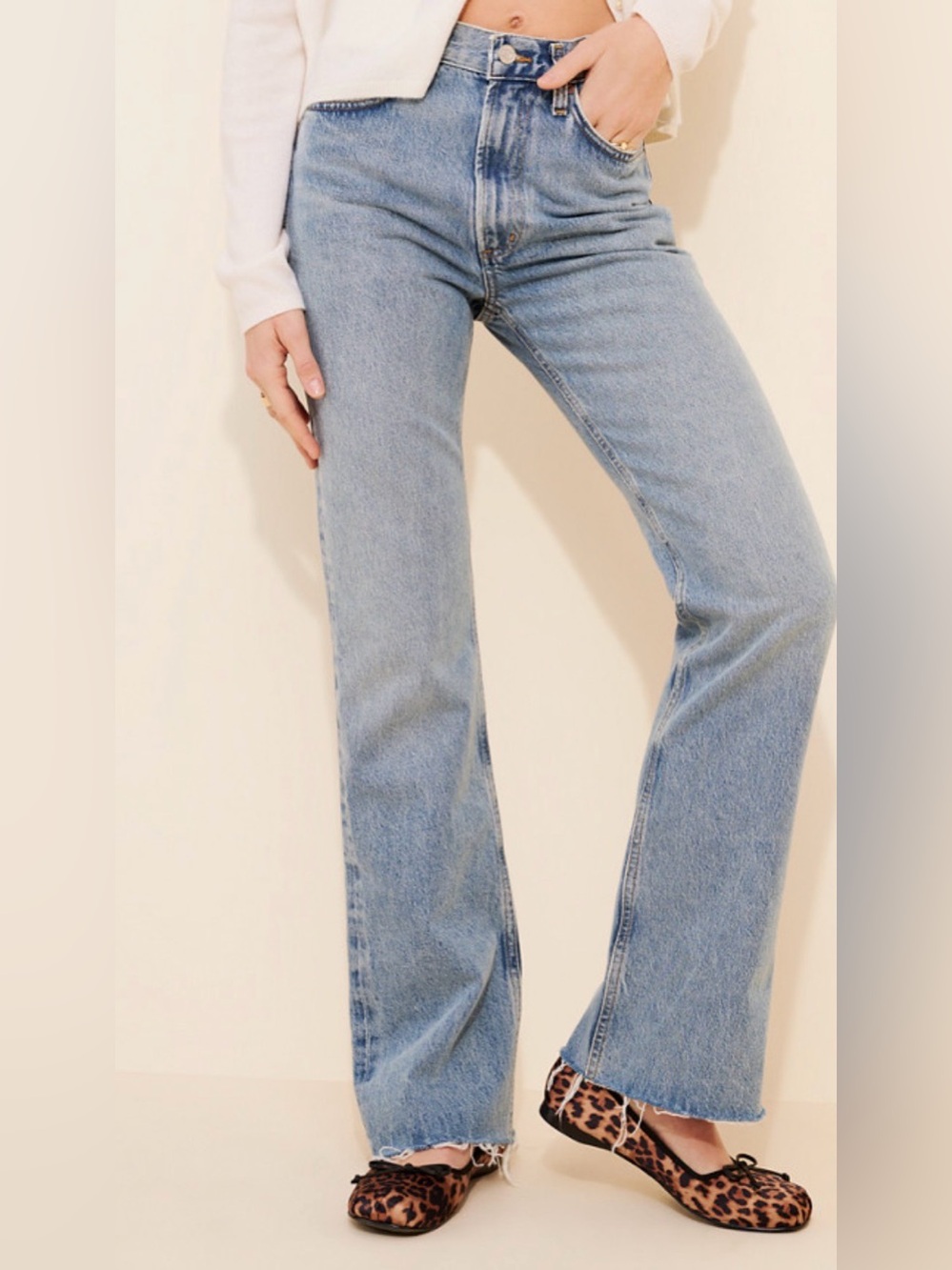 Agolde Leena Baby Flare Jeans